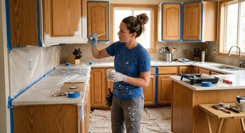 Oak Cabinet Remodeling in Dayton, OH